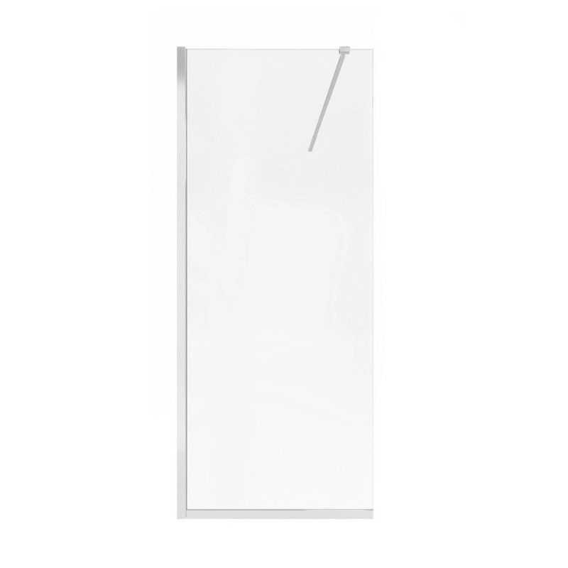 Душова перегородка Qtap Walk-In Standard CRM209.C8 90х200 см, скло Clear 8 мм, покриття CalcLess (SD00045303)