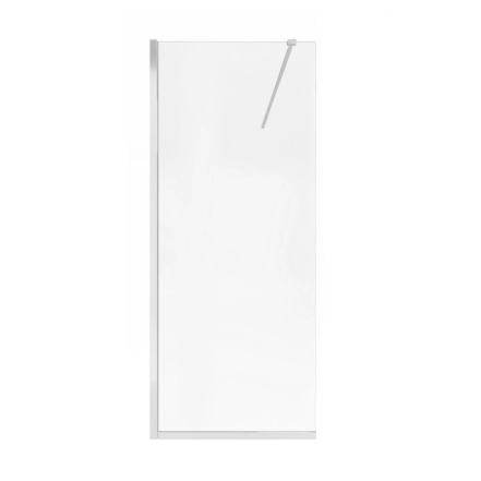 Душова перегородка Qtap Walk-In Standard CRM209.C8 90х200 см, скло Clear 8 мм, покриття CalcLess (SD00045303)