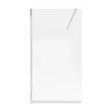 Душевая перегородка Qtap Walk-In Standard CRM2011.C8 110х200 см, стекло Clear 8 мм, покрытие CalcLess
