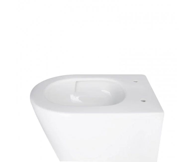 Унітаз підлоговий Qtap Swan безобідковий з сідінням Soft-close QT16223178W Фото - 2