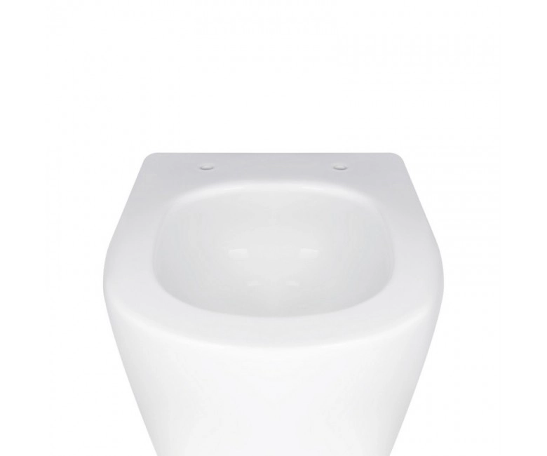 Унітаз підлоговий Qtap Swan безобідковий з сідінням Soft-close QT16223178W Фото - 3