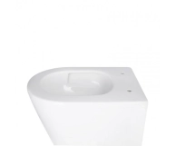 Унітаз підлоговий Qtap Swan безобідковий з сідінням Soft-close QT16223178W Фото - 2