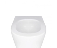 Унітаз підлоговий Qtap Swan безобідковий з сідінням Soft-close QT16223178W Фото - 3