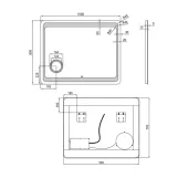Дзеркало Qtap Aquarius 100х80 з LED-підсвічуванням QT2178141980100W (SD00045775) Фото - 6