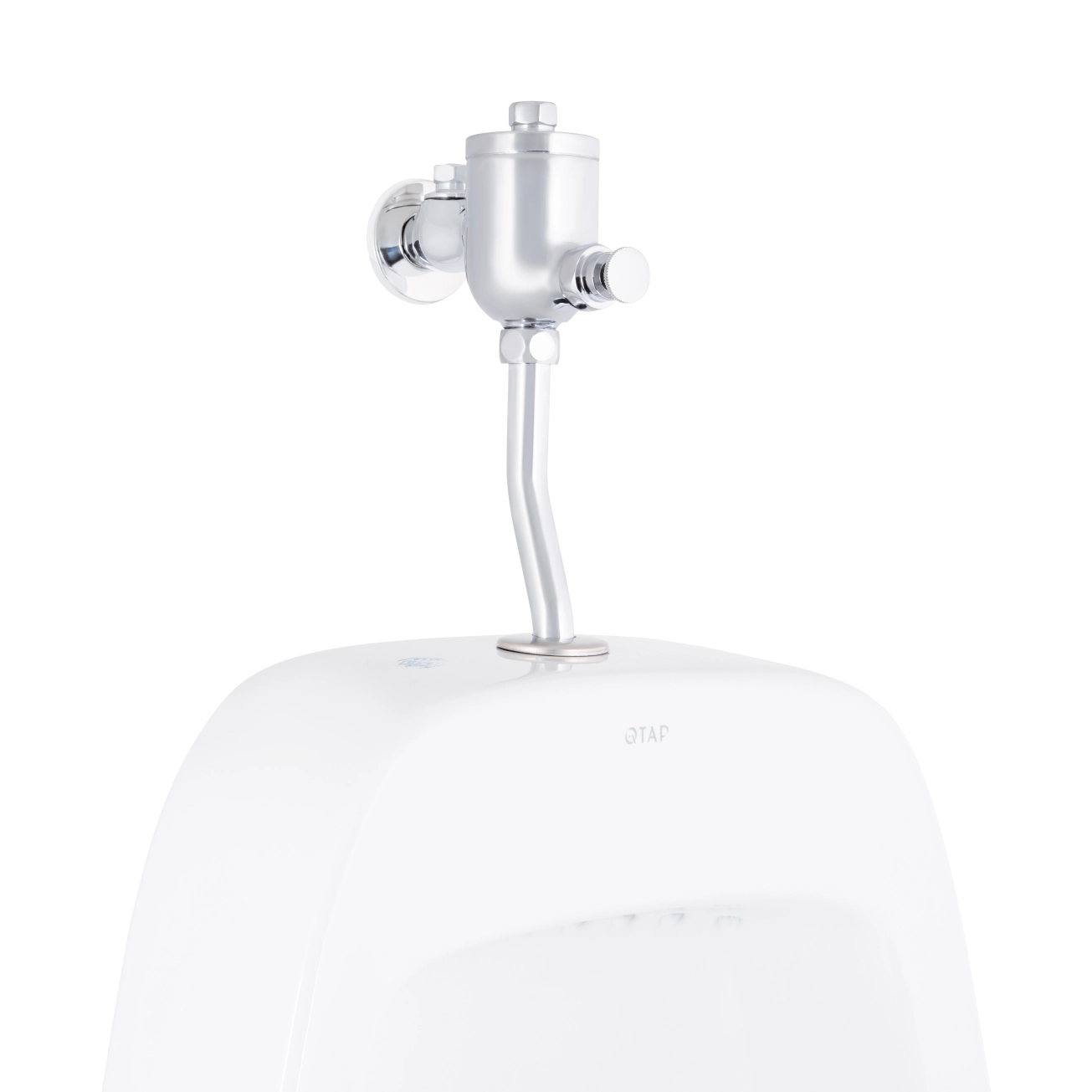 Писсуар подвесной Qtap Crow с краном-дозатором 390х330х660 White QT0588112HW Фото - 2