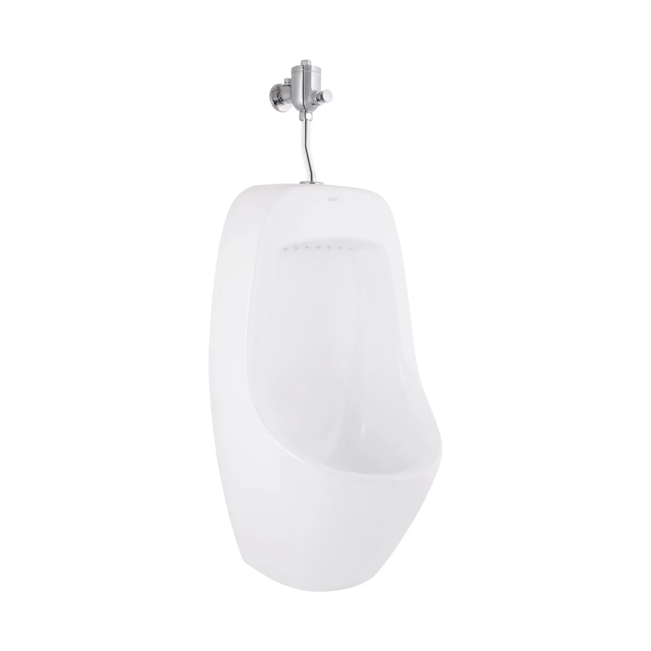 Пісуар підвісний Qtap Crow з краном-дозатором 390х330х660 White QT0588112HW
