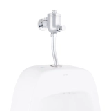 Писсуар подвесной Qtap Crow с краном-дозатором 390х330х660 White QT0588112HW Фото - 2