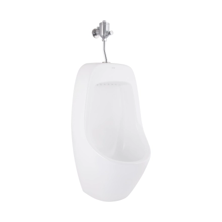 Пісуар підвісний Qtap Crow з краном-дозатором 390х330х660 White QT0588112HW