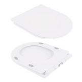 Унітаз-компакт Qtap Presto безобідковий з сідінням Soft-close QT24221217AW Фото - 7