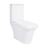 Унітаз-компакт Qtap Kalao безобідковий з сідінням Soft-close QT08221213AW