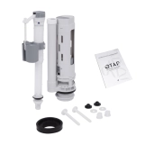 Унітаз-компакт Qtap Kalao безобідковий з сідінням Soft-close QT08221213AW Фото - 8