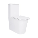 Унитаз-компакт Qtap Nando безободковый с сиденьем Soft-close QT12221222AW