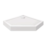 Душовий піддон Qtap Diamond 301112 100x100x12 см + сифон