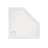 Душовий піддон Qtap Diamond 301112 100x100x12 см + сифон Фото - 2