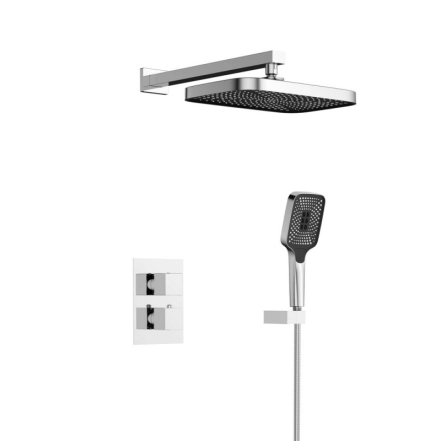 Душова система універсальна Qtap Aquarius термостатична TAQA65T103NGC Chrome (SD00047511)
