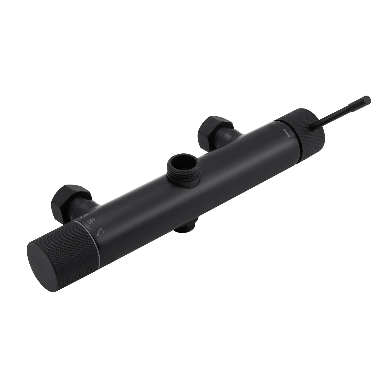 Душевая система универсальная Qtap Scorpio на два потребителя QTSCO51105OGB Black Matt Фото - 2