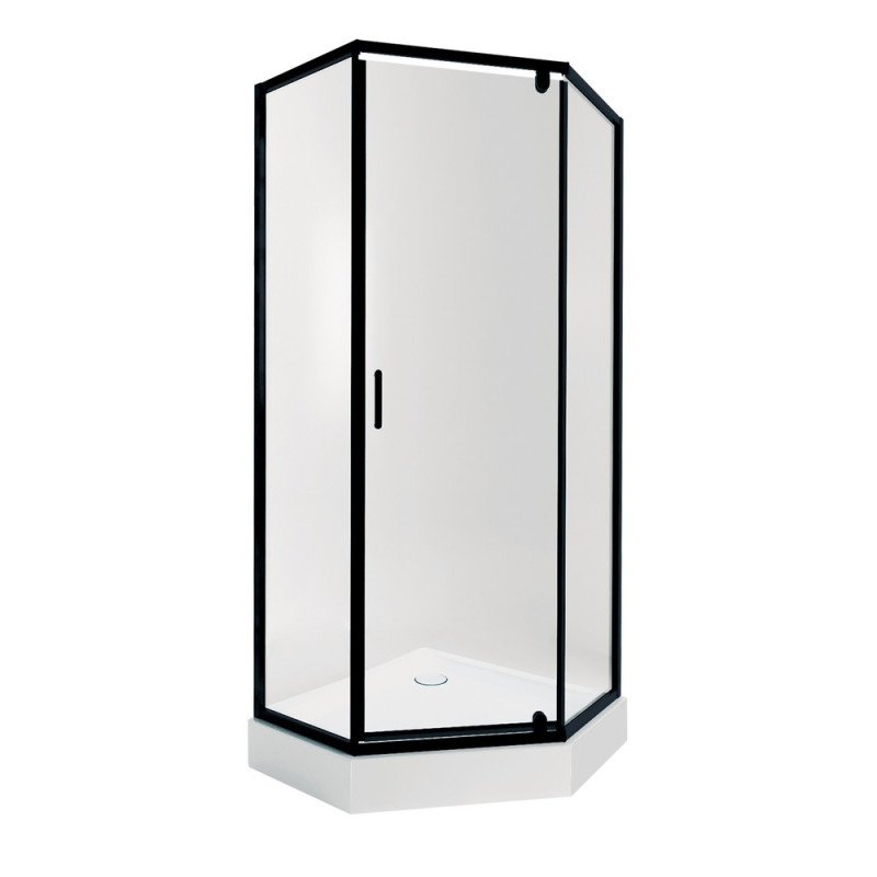 Набір Qtap душова кабіна Scorpio BLA10995-AC6 Clear 2120x900x900 мм + піддон Diamond 309912 90x90x12 см з сифоном (SD00048942)