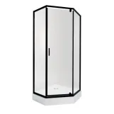 Набір Qtap душова кабіна Scorpio BLA10995-AC6 Clear 2120x900x900 мм + піддон Diamond 309912 90x90x12 см з сифоном (SD00048942)