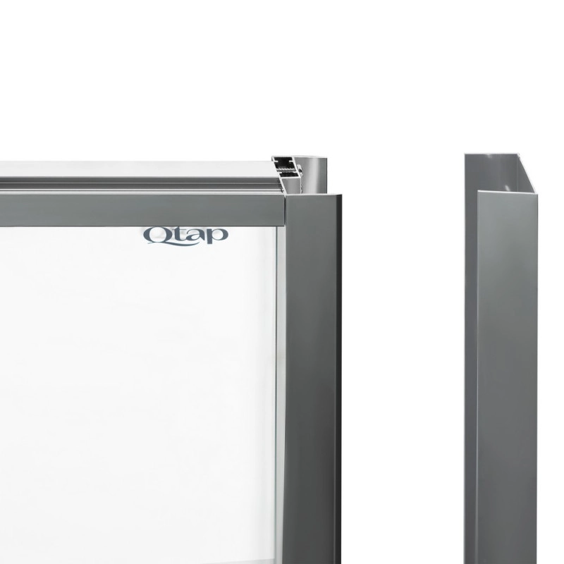 Набір Qtap душова кабіна Scorpio CRM10995-AC6 Clear 2120x900x900 мм + піддон Diamond 309912 90x90x12 см з сифоном (SD00048943) Фото - 5
