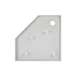 Набор Qtap душевая кабина Scorpio CRM10995-AC6 Clear 2120x900x900 мм + поддон Diamond 309912 90x90x12 см с сифоном (SD00048943) Фото - 9