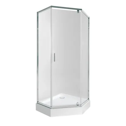 Набір Qtap душова кабіна Scorpio CRM10995-AC6 Clear 2120x900x900 мм + піддон Diamond 309912 90x90x12 см з сифоном (SD00048943)
