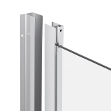 Набор Qtap душевая кабина Taurus CRM1099SC6 Clear 2020x900x900 мм + поддон Tern 309912C 90x90x12 см с сифоном Фото - 5