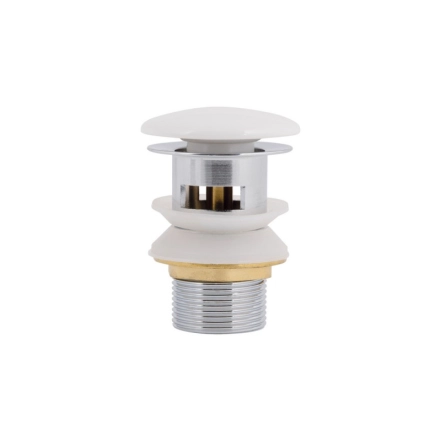 Донный клапан Pop-up для биде Qtap 70х70х110 mm White с переливом (SD00049172)