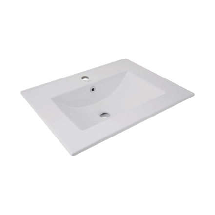 Раковина Qtap Albatross 620х460х180 White без донного клапана QT01113060CW1