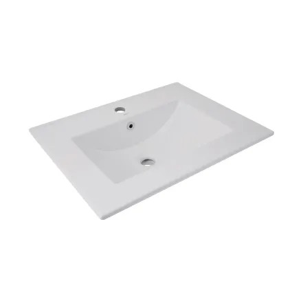Раковина Qtap Albatross 620х460х180 White без донного клапана QT01113060CW1