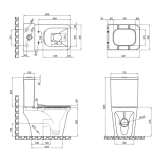 Бачок для унитаза Qtap Kalao QT08221213AW1 (SD000503790 Фото - 5
