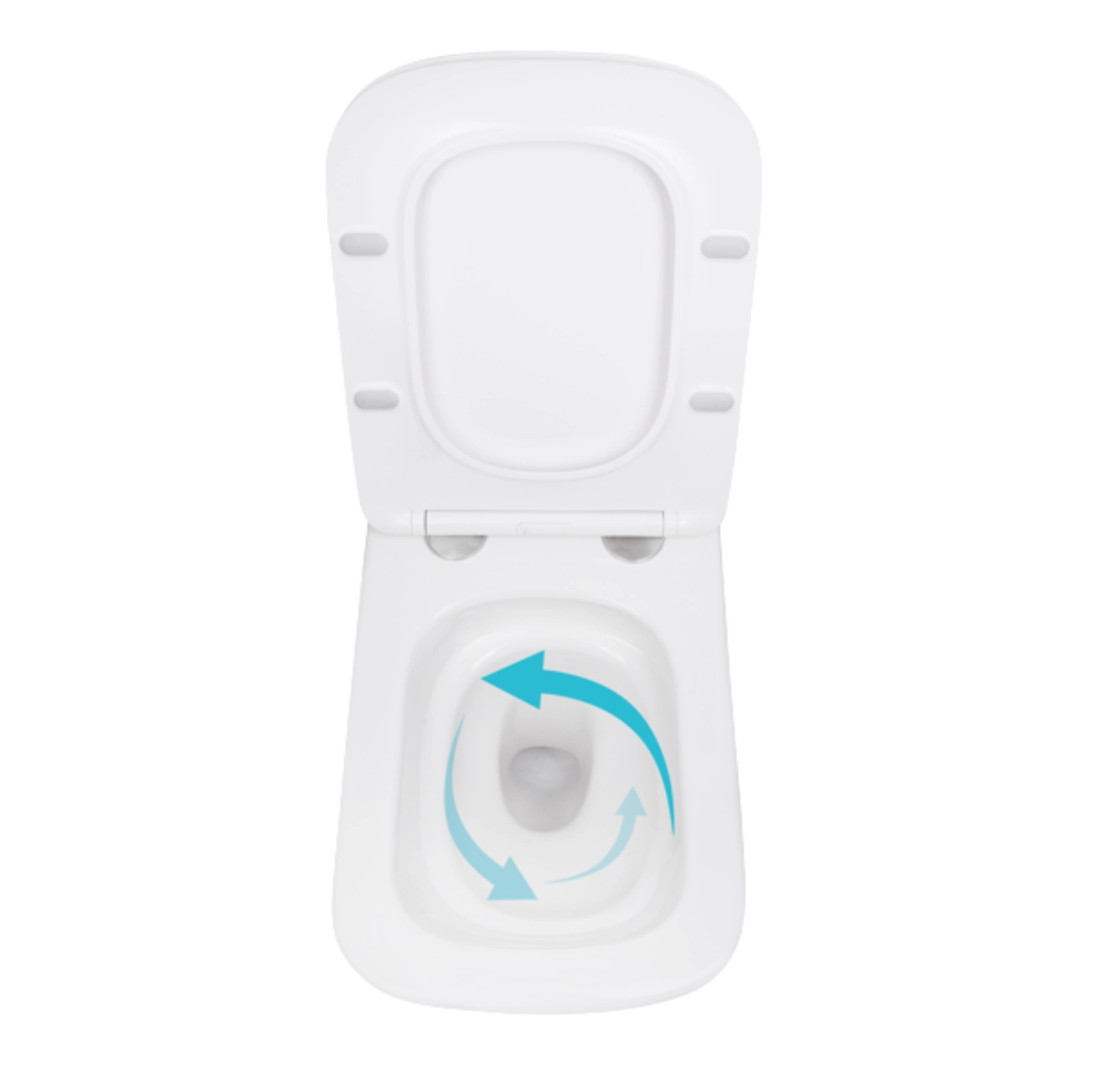 Унітаз підвісний Qtap Tern із сидінням Soft-close QT17332303ASW Фото - 5