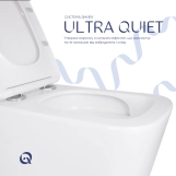 Унітаз підвісний Qtap Tern із сидінням Soft-close QT17332303ASW Фото - 4