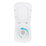 Унітаз підвісний Qtap Tern із сидінням Soft-close QT17332303ASW Фото - 5