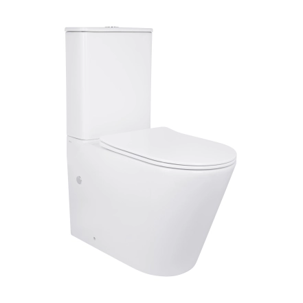 Унітаз-компакт Qtap Scorpio безободковий Ultra Quiet з сидінням Soft-close QT14222125AUQW
