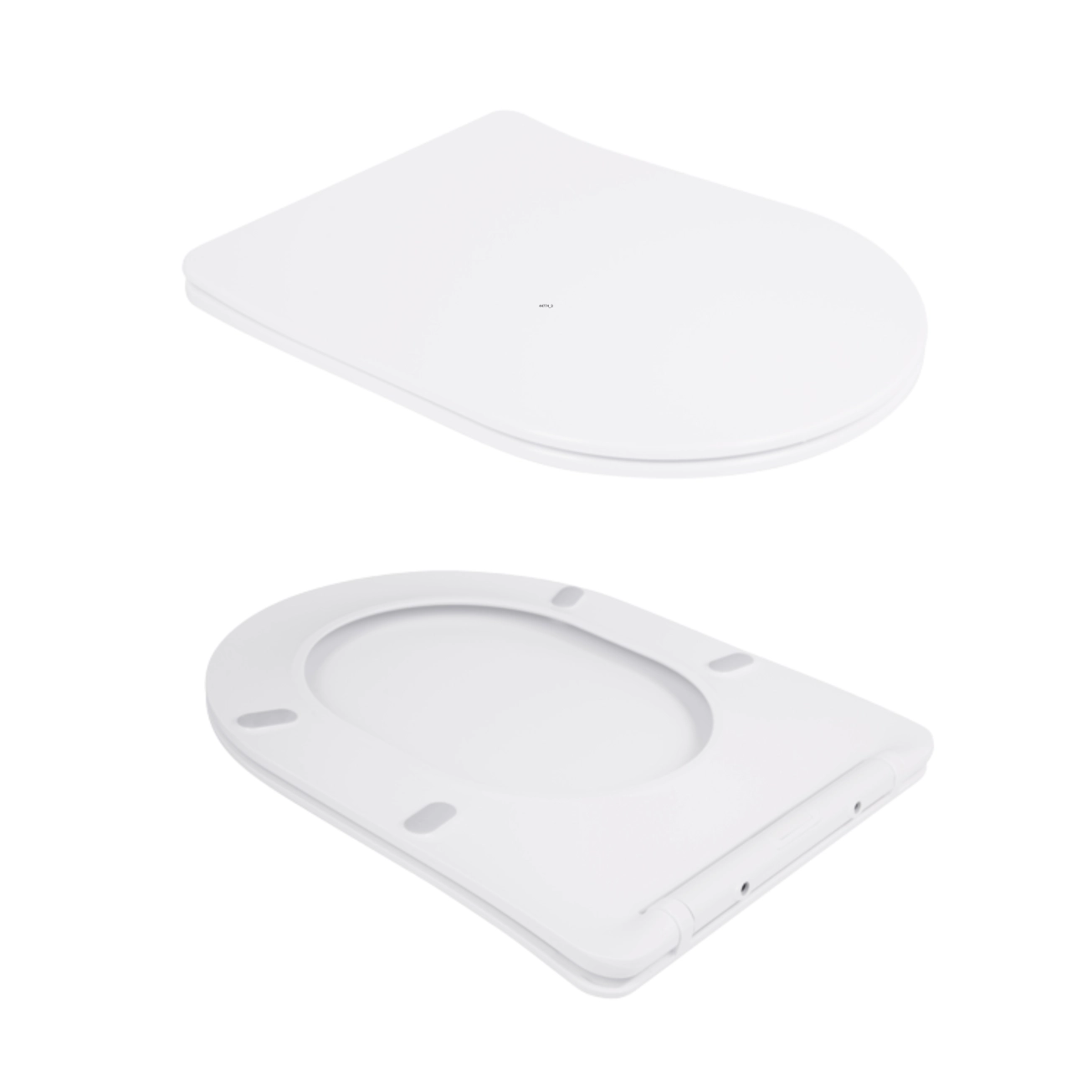 Унитаз подвесной Qtap Scorpio безободковый Ultra Quiet с сиденьем Soft-close QT14332380AW Фото - 8
