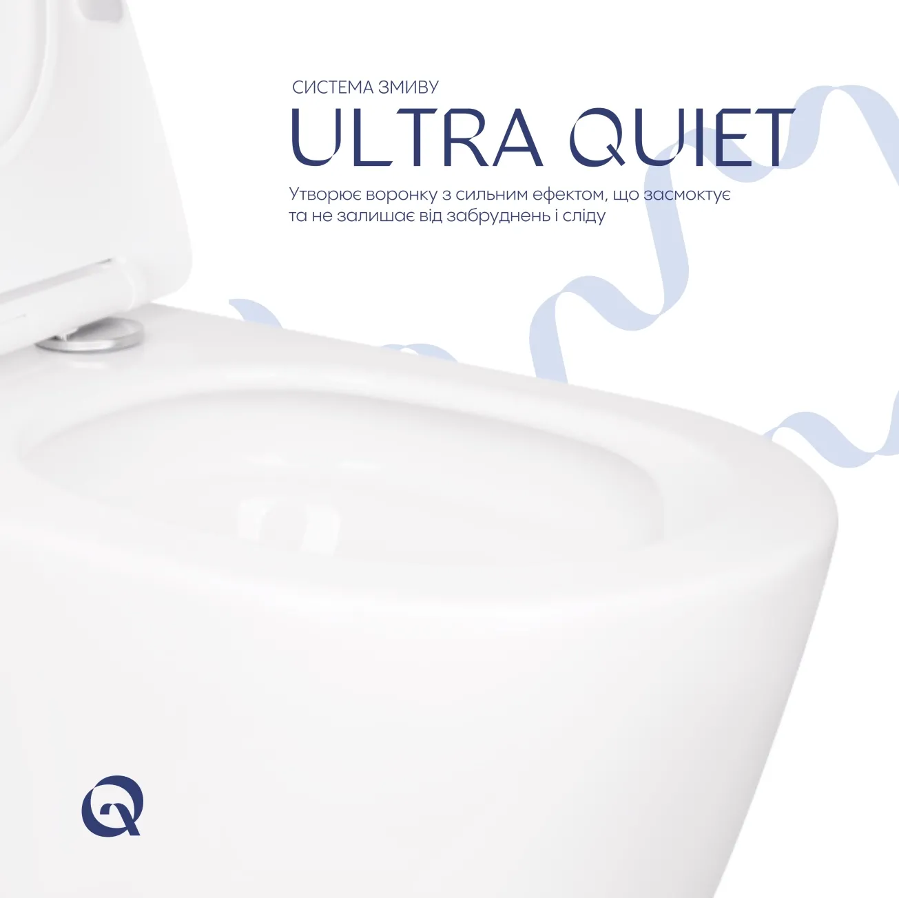 Унітаз підвісний Qtap Scorpio безободковий Ultra Quiet з сидінням Soft-close QT14332380AW Фото - 5