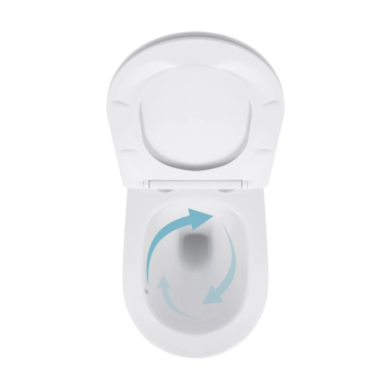 Унитаз подвесной Qtap Jay безободковый Ultra Quiet с сиденьем Soft-close QT07335177W Фото - 5