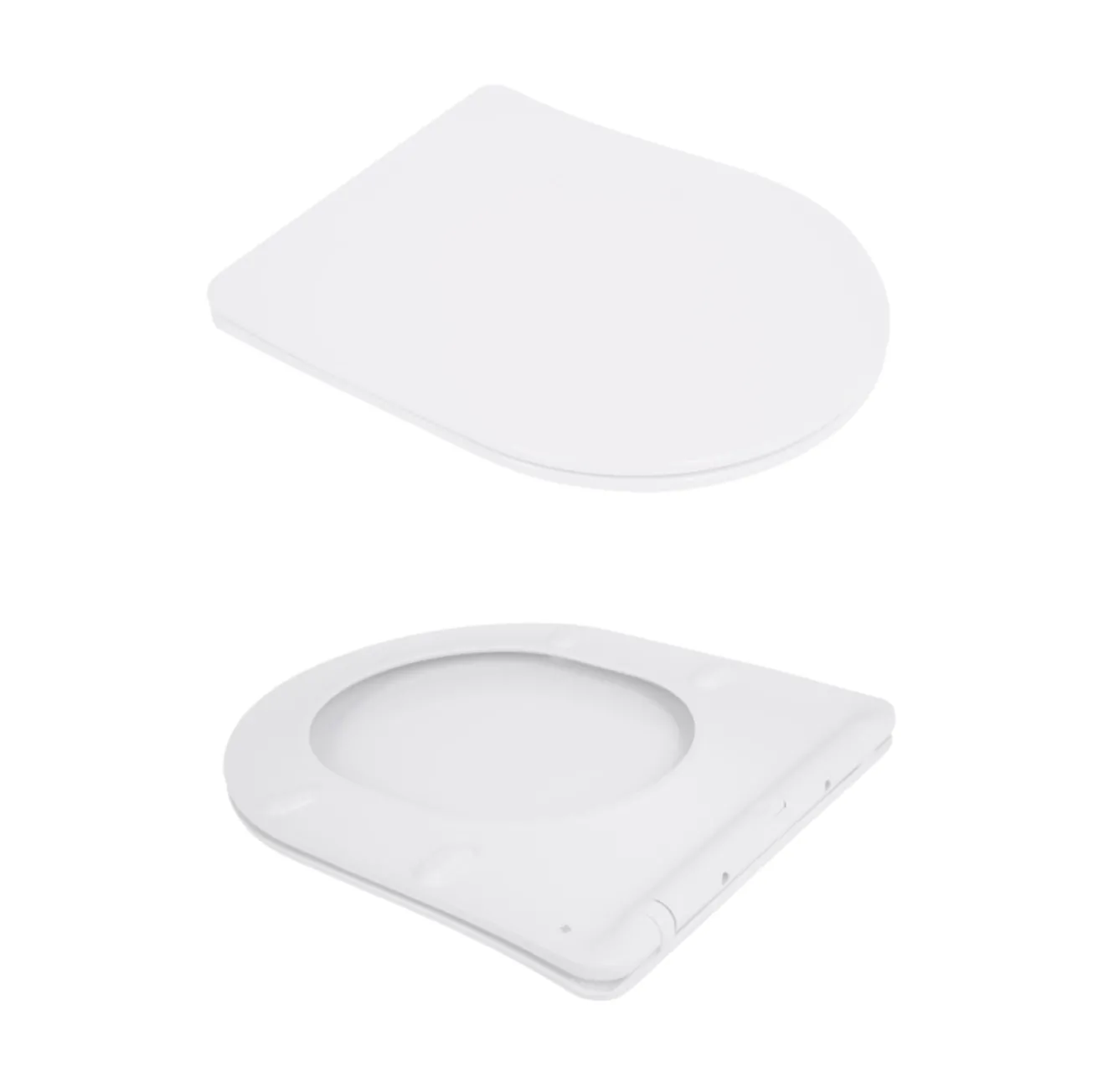 Унитаз подвесной Qtap Jay безободковый Ultra Quiet с сиденьем Soft-close QT07335177W Фото - 7