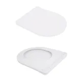Унитаз подвесной Qtap Jay безободковый Ultra Quiet с сиденьем Soft-close QT07335177W Фото - 7