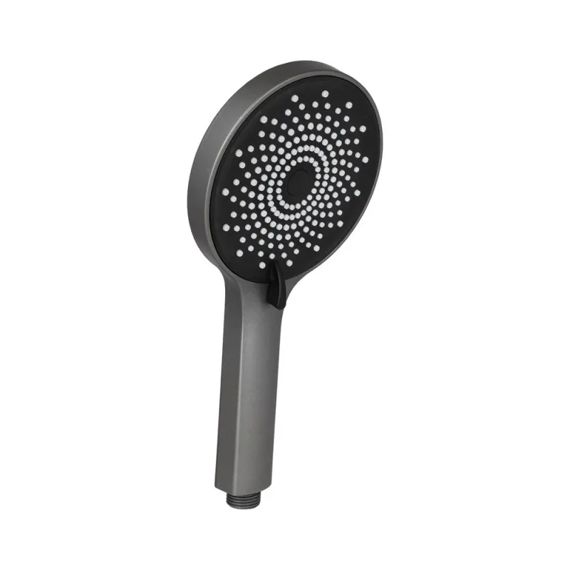 Qtap Rucni Лейка для ручного душа 120 мм округлая QTRUCA120R3GRP Graphite