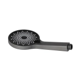 Qtap Rucni Лійка для ручного душу 120 мм округла QTRUCA120R3GRP Graphite Фото - 1