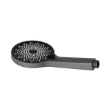 Qtap Rucni Лейка для ручного душа 120 мм округлая QTRUCA120R3GRP Graphite Фото - 1