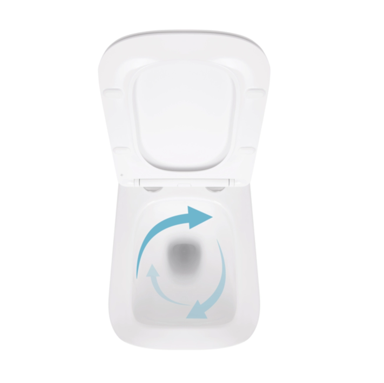 Унітаз підвісний Qtap Crow безобідковий з сідінням Soft-close QT05335171W Фото - 5