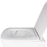 Готове рішення Qtap для ванної кімнати: підвісний унітаз Crow Ultra Quiet 490x360x290 + комплект інсталяції Nest 4 в 1 (квадратна клавіша Chrome) Фото - 6