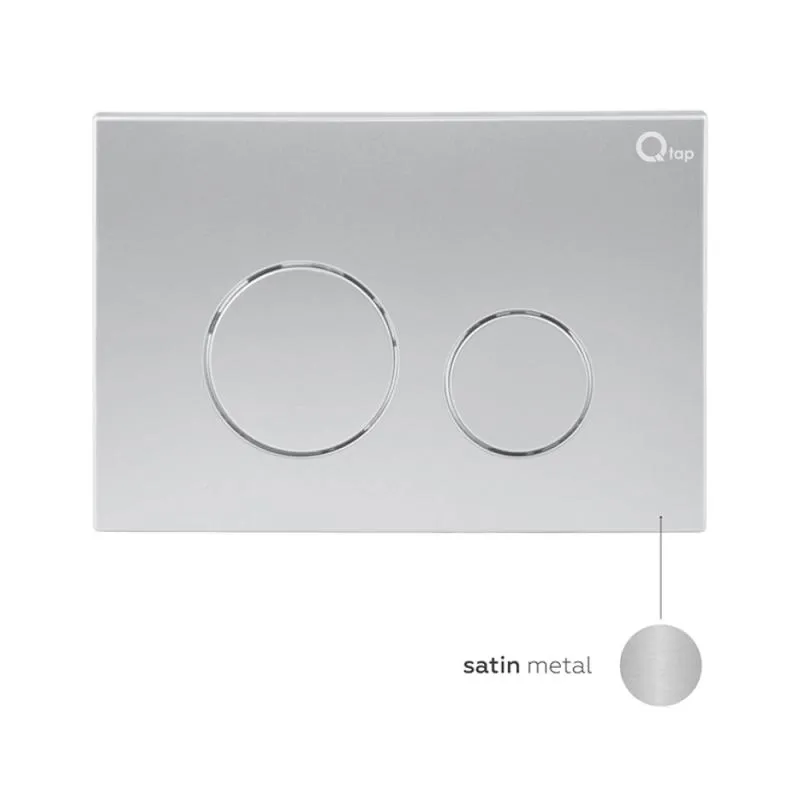 Готовое решение Qtap для ванной комнаты: подвесной унитаз Robin Ultra Quiet 490x365x325 + комплект инсталляции Nest 4 в 1 (круглая клавиша Satin) Фото - 4