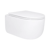 Унітаз підвісний Qtap Taurus безободковий з сидінням Soft-close QT2433084EUQW