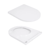 Унітаз підвісний Qtap Taurus безободковий з сидінням Soft-close QT2433084EUQW Фото - 7