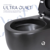 Унітаз підвісний Qtap Taurus безободковий з сидінням Soft-close QT2433084EUQMB Фото - 4