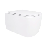 Унитаз подвесной Qtap Gemini безободковый с сиденьем Soft-close QT2533076EUQW