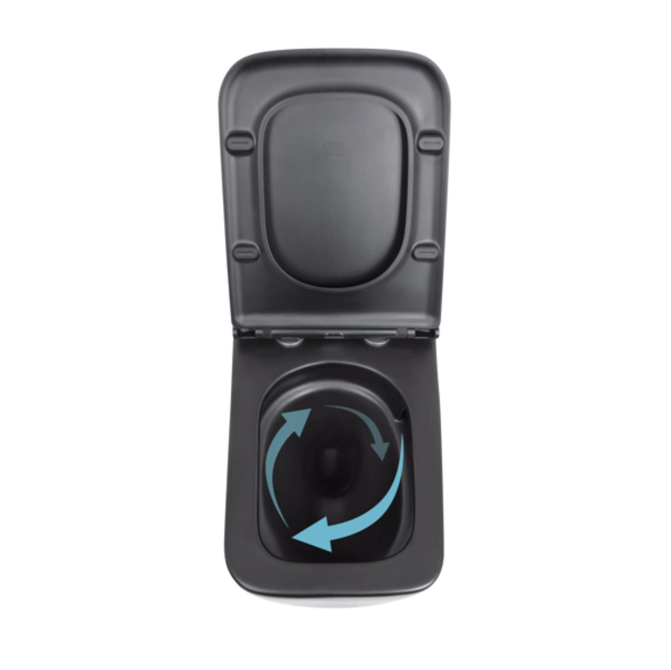Унітаз підвісний Qtap Gemini безободковий з сидінням Soft-close QT2533076EUQMB Фото - 5